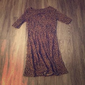 Leopard swing dress